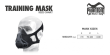 Tréninková maska stříbrná Phantom Athletic