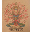 Korková cestovní jogamatka Namaste Sharp Shape