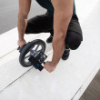 Posilovací kolečko Ultra wheel černé Sharp Shape