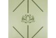Podložka na jógu PU Shanti zelená Sharp Shape