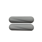 Silikonové činky moonstone béžová 2x1kg Sharp Shape