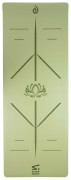 Podložka na jógu PU Shanti zelená Sharp Shape