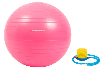 Gymnastický míč 55 cm růžový Sharp Shape