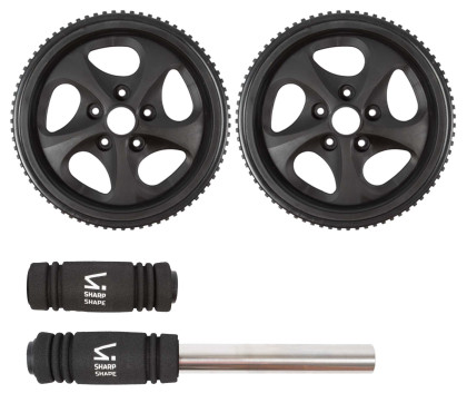 Posilovací kolečko AB wheel černé Sharp Shape