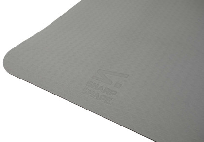 Podložka na jógu Dual TPE šedá Sharp Shape
