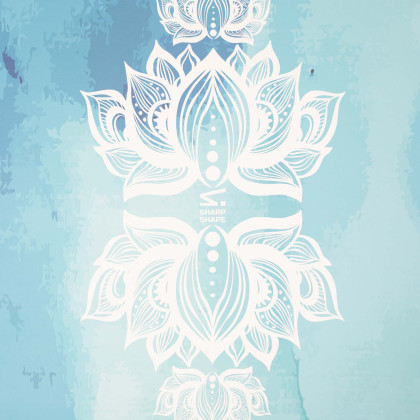 Podložka PU-frosted Yoga mat Water Sharp Shape