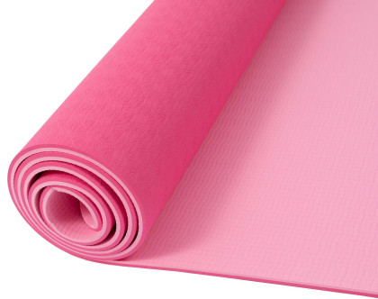 Podložka na jógu Dual TPE růžová Sharp Shape