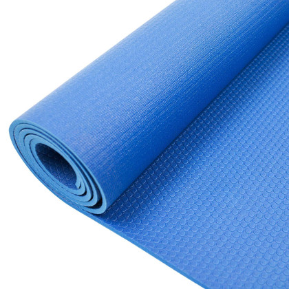 Podložka na jógu PVC PRO mat modrá Sharp Shape