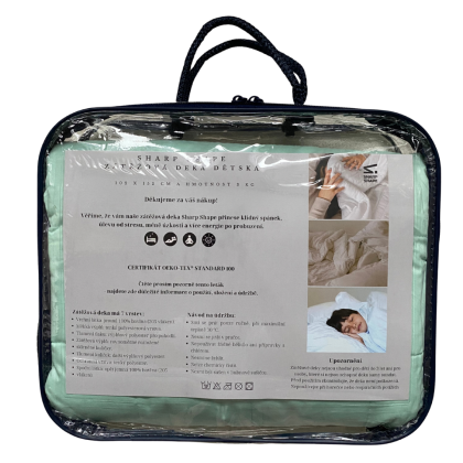 Zátěžová deka dětská 3kg Sharp Shape