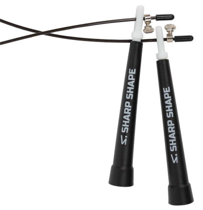 Švihadlo Quick rope černé Sharp Shape