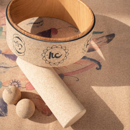 Cork yoga wheel Mantra Sharp Shape