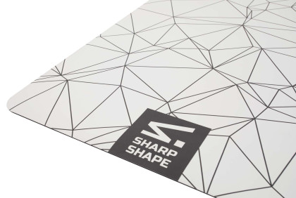 Podložka na jógu PU Spacetime bílá Sharp Shape