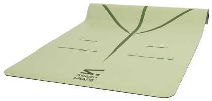 Podložka na jógu PU Shanti zelená Sharp Shape