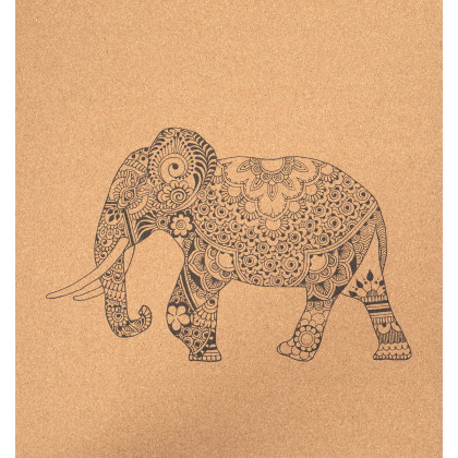 Korková cestovní jogamatka Elephant Sharp Shape