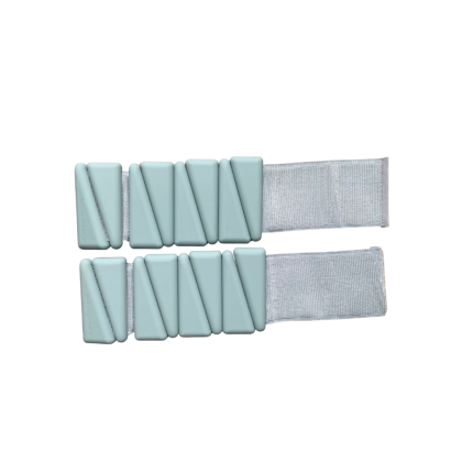 Silikonové závaží 2x0,5kg zelená Sharp Shape