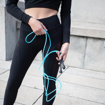 Švihadlo Speed rope modré Sharp Shape