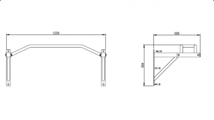 Hrazda do zdi XL Sharp Shape