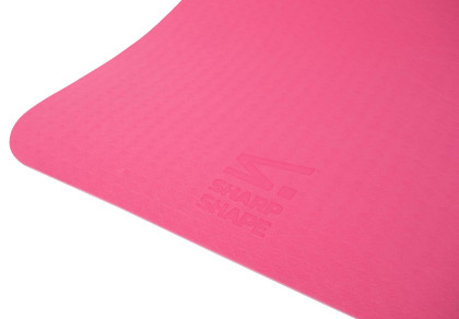Podložka na jógu Dual TPE růžová Sharp Shape