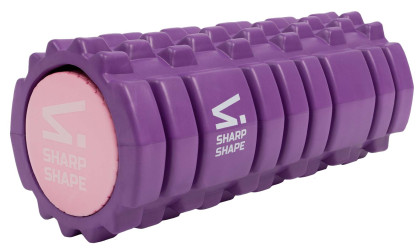 Válec na cvičení Roller 2v1 fialový Sharp Shape