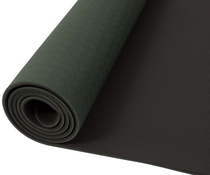 Podložka na jógu Dual TPE černá Sharp Shape