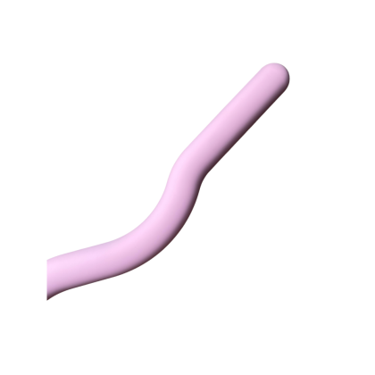 Ergonomická činka růžová 6,8kg Sharp Shape