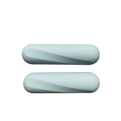 Silikonové činky zelená 2x1kg Sharp Shape