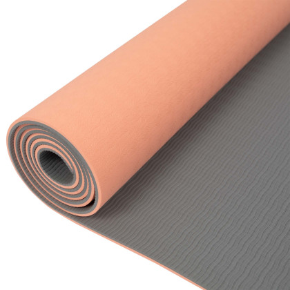 Podložka na jógu Dual TPE oranžová Sharp Shape