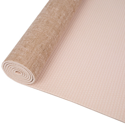 Jutová podložka na jógu khaki Sharp Shape