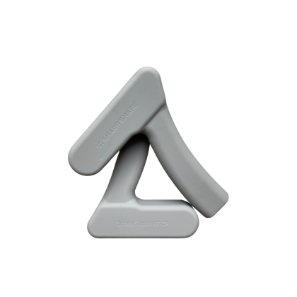 Silikonové činky "7" 2x1kg moonstone béžová Sharp Shape