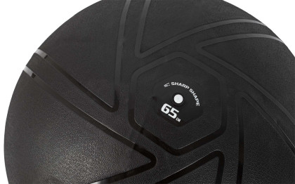 Gymnastický míč Pro 65 cm černý Sharp Shape