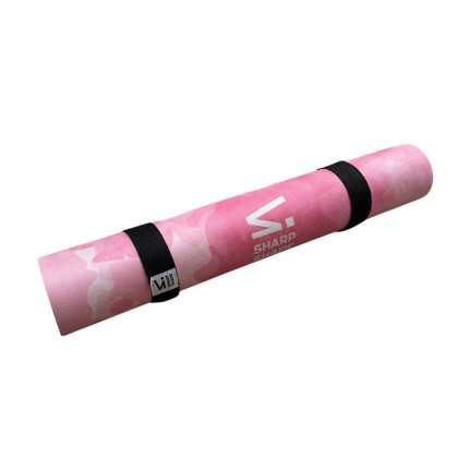 Podložka na jógu ECO mat Pink Sharp Shape