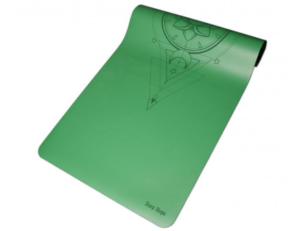 Podložka na jógu PU Dream zelená Sharp Shape