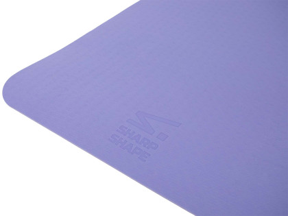 Podložka na jógu Dual TPE fialová Sharp Shape