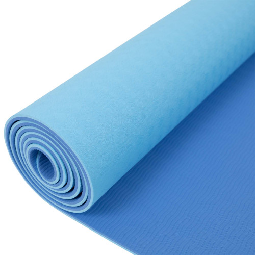 Podložka na jógu Dual TPE modrá Sharp Shape