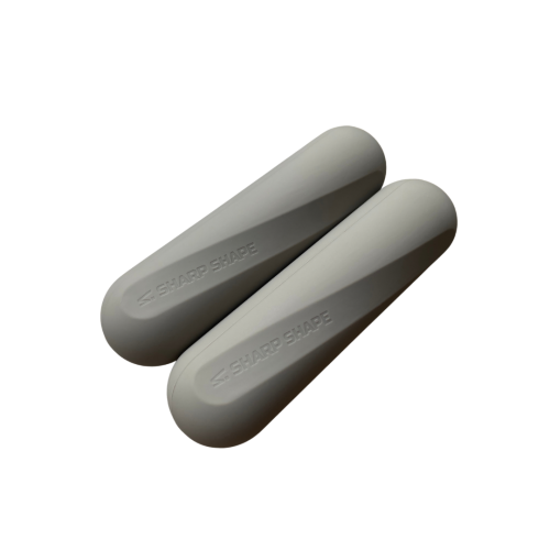 Silikonové činky moonstone béžová 2x1kg Sharp Shape