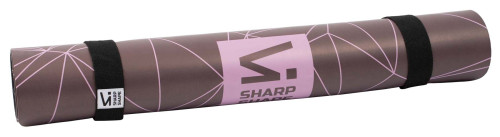 Podložka na jógu PU Spacetime fialová Sharp Shape