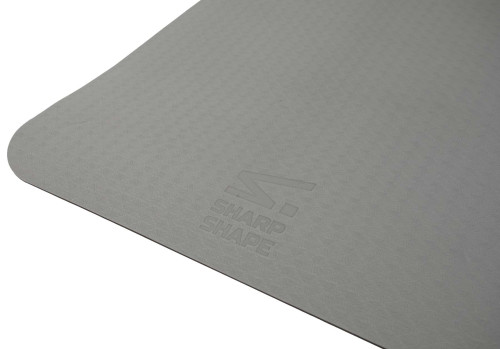 Podložka na jógu Dual TPE šedá Sharp Shape