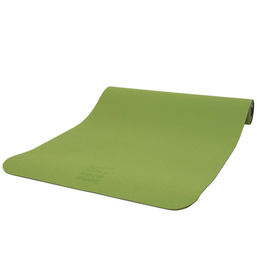 Podložka na jógu Dual TPE zelená Sharp Shape