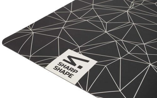 Podložka na jógu PU Spacetime černá Sharp Shape