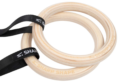 Gymnastické kruhy dřevěné Sharp Shape