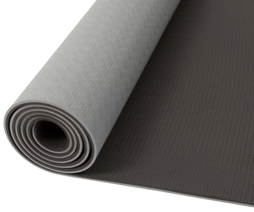 Podložka na jógu Dual TPE šedá Sharp Shape