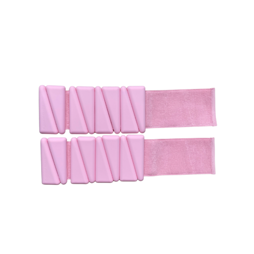 Silikonové závaží 2x0,5kg růžová Sharp Shape