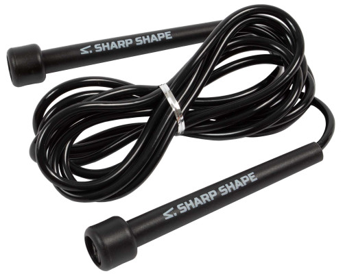 Švihadlo Speed rope černé Sharp Shape