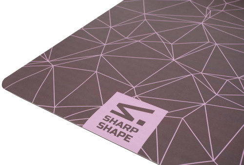 Podložka na jógu PU Spacetime fialová Sharp Shape