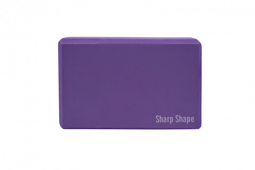 Jóga blok fialový Sharp Shape
