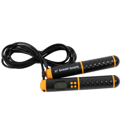 Švihadlo smart rope - black Sharp Shape