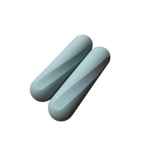 Silikonové činky zelená 2x1kg Sharp Shape