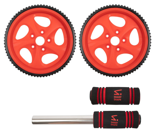 Posilovací kolečko AB wheel červený Sharp Shape