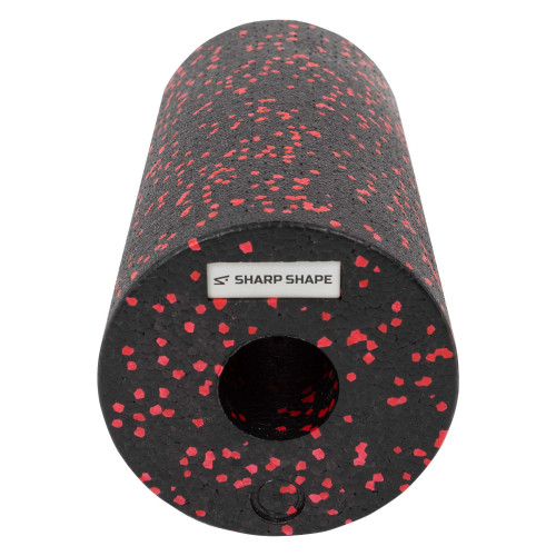 Sharp Shape masážní válec Foam roller 30 cm, červeno-černá barva