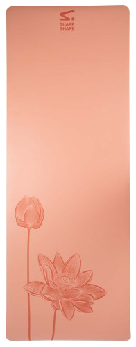 Podložka na jógu PU Flower peach Sharp Shape